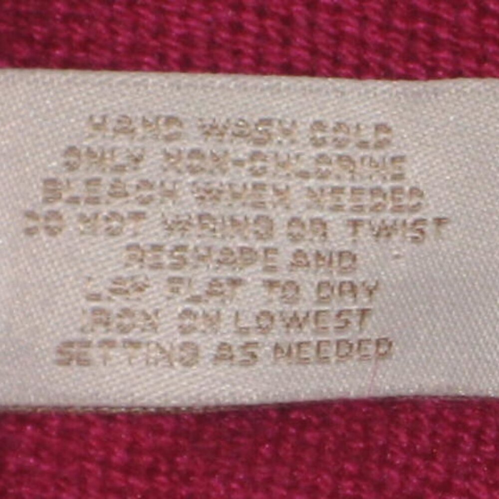 Chicos Open Front Sweater Cardigan Sz 2 L Magenta Shawl Collar Roxanne Excellent - Picture 12 of 12